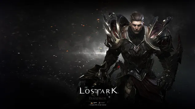 Ταπετσαρία Lost ark online πολεμικό παιχνίδι πολεμιστής χαρακτήρας μπερδεμένος άντρας 2K
