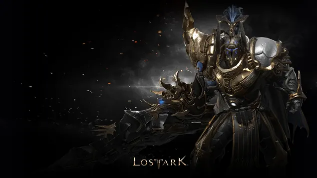 Ταπετσαρία Lost ark online πολεμικό παιχνίδι πολεμιστής χαρακτήρας μπερδεμένος 4K