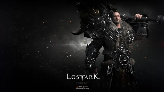 Ταπετσαρία Lost ark online πολεμικό παιχνίδι πολεμιστής καταστροφέας χαρακτήρων 2K