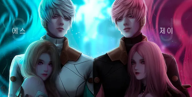 Lost Ark - S/Cha Yon & J/Hitomi 2K baggrundsbillede