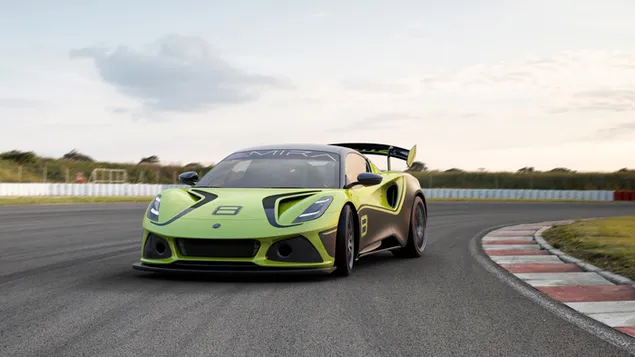 Lotus Emira GT4 Concept set forfra 4K tapet