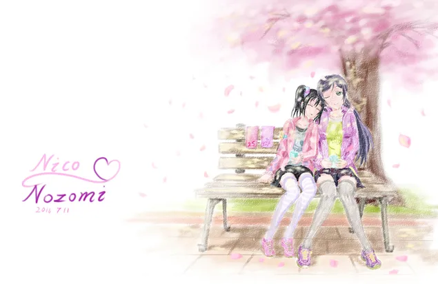Love Live - Nozomi Tozo & Nico Yazawa HD 壁纸