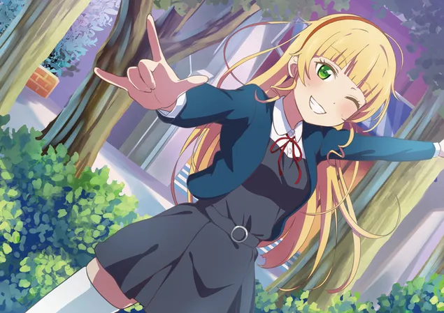 爱生活！超级明星！！- 堇海娜 2K 壁纸