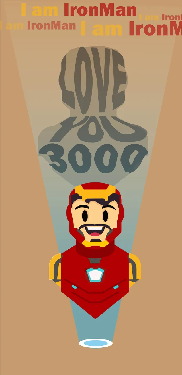 love you 3000, iron man love 4K wallpaper download