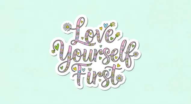 prezemete ,,sakaj se sebesi prvo'' - ljubov kon sebe i umetnost na pozitivnost