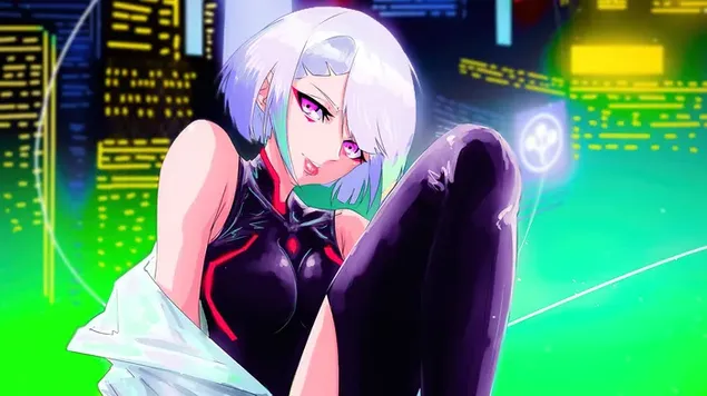 Lucy art from Cyberpunk: Edgerunners series download