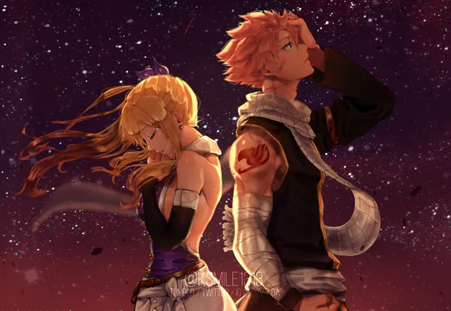 Ταπετσαρία Lucy Heartfilia & Natsu Dragneel 2K