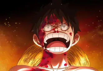 Luffy furios HD imagine de fundal