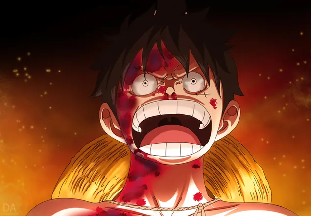Luffy Angry HD wallpaper