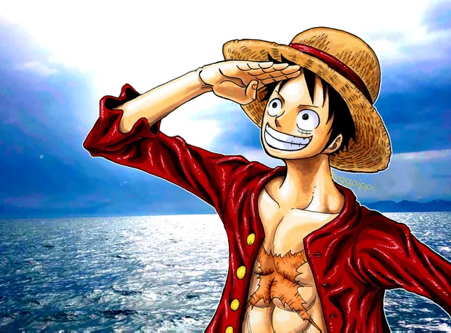 Luffy Pirate 2K bakgrund
