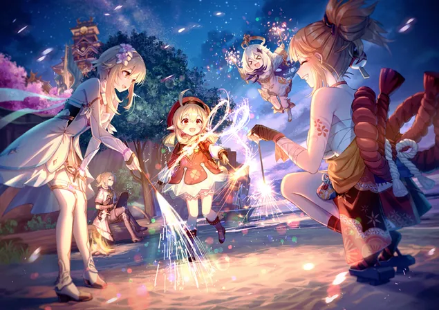 Lumine & friends 歡慶節日之夜 | 甘信衝擊 2K 壁紙