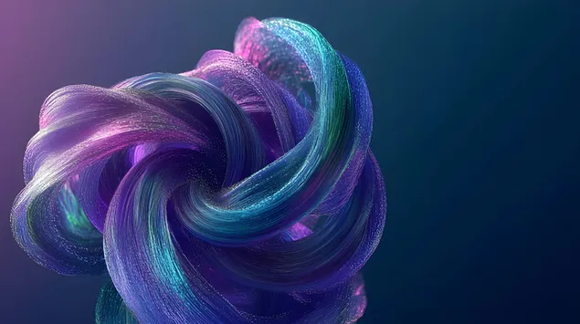 Vortex luminescent : l'art de la lumière entrelacée 4K fond d'écran