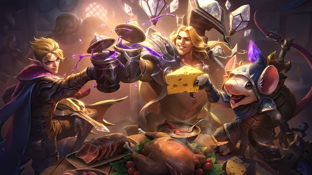 luminshield 'taric' splash art - league of legends (lol) lataa