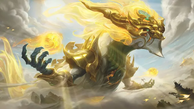 lunar guardian 'aurelion' - league of legends (lol) shkarkim