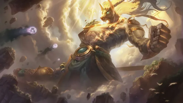 月球守护者“内瑟斯” - 英雄联盟（LOL） 8K 壁纸