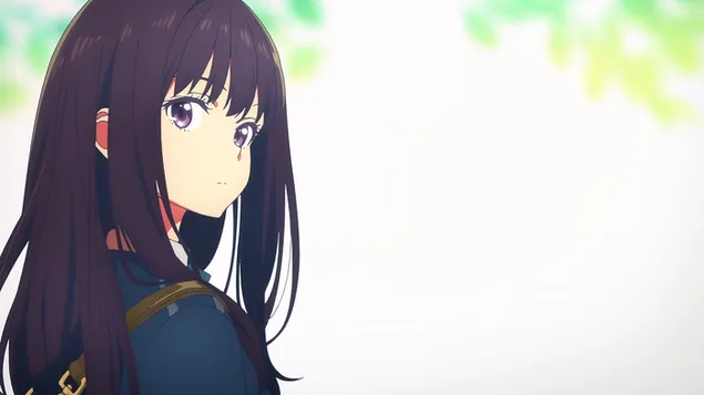 Tapeta Lycoris Recoil, agent Takina Inoue 4K