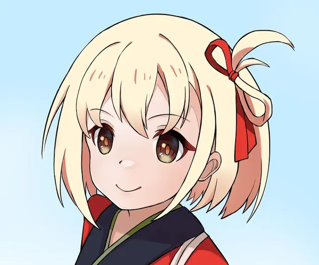 Tapeta Lycoris Recoli - Dívka z plakátu Chisato Nishikigi 4K