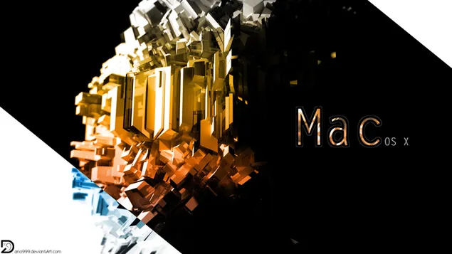 Mac OS X Abstrakt enkelhed 2K baggrundsbillede
