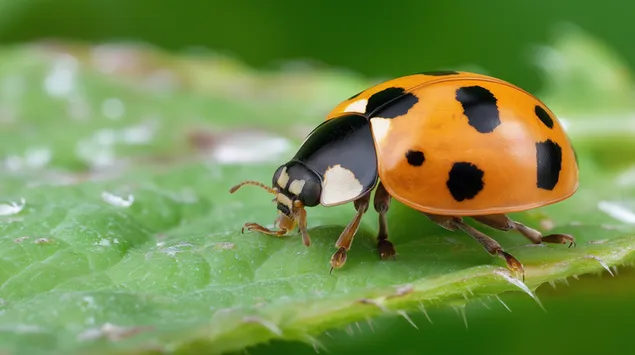 radharc macra ar bhoin de seacht mbreac ar dhuilleog uigeach ioslodail