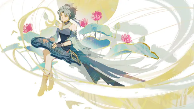 Tapeta Madame Ping (Genshin Impact) 4K