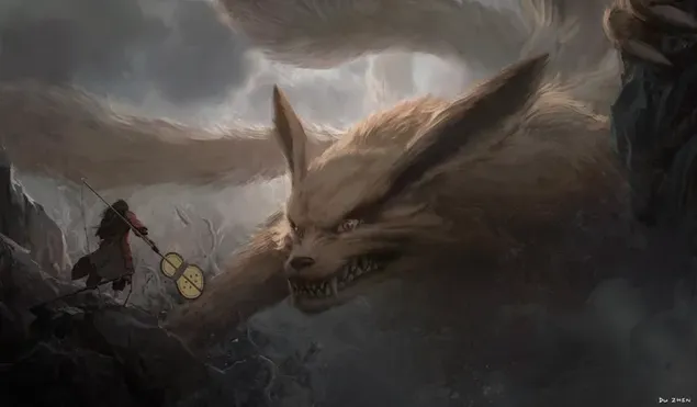 madara uchiha kjemper med nine tailed beast kurama nedlasting