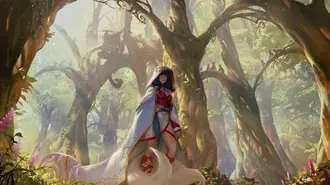 Hình nền Mage 'Ahri' (Legends of Runeterra) - Liên minh huyền thoại (LOL) 4K