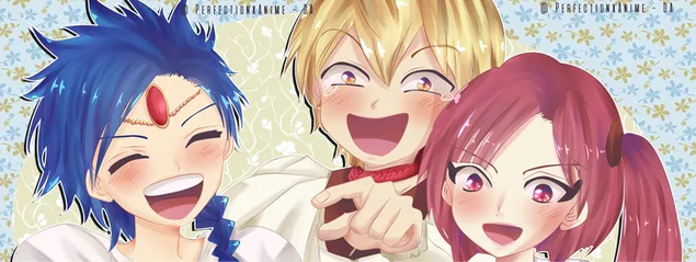 Magi: Labirinti i Magjisë - Alladin, Alibaba & Morgiana 2K sfond