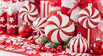 Mercado de inverno mágico com barracas de madeira decoradas, luzes cintilantes e multidões alegres celebrando o Natal. 2K papel de parede