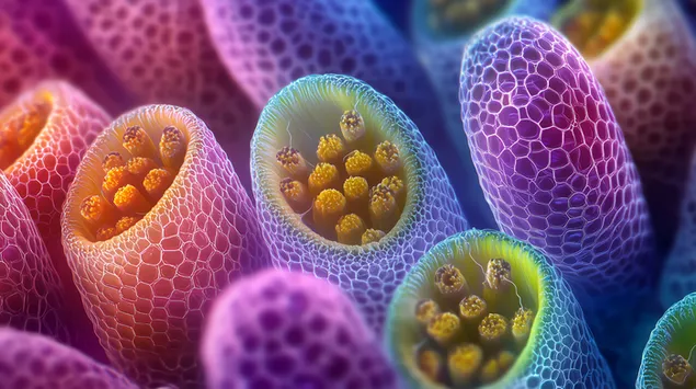 grans de pol*len magnificats: un microcosmos vibrant baixada