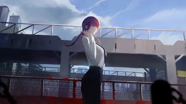 makima art z anime chainsaw man zavantazhiti