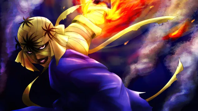 makoto shishio espadachin de foc de rurouni kenshin baixada