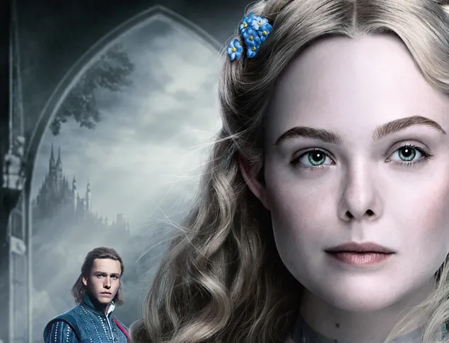 Ταπετσαρία Maleficent: Mistress of Evil - Elle Fanning & Harris Dickinson 4K