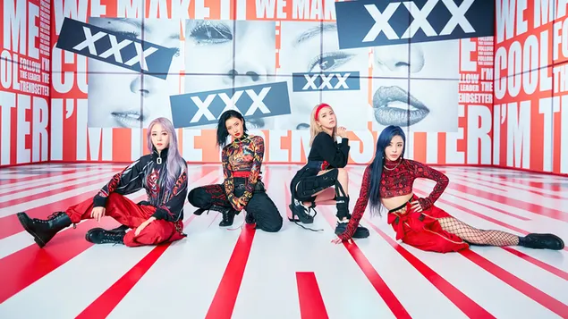 اعضای گروه زرق و برق دار Mamamoo کاغذدیواری  4K