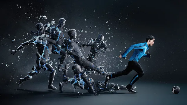 futbolist''t na manchested united kristiano ronaldo e b''rz i net''rpeliv obraz izteglyane