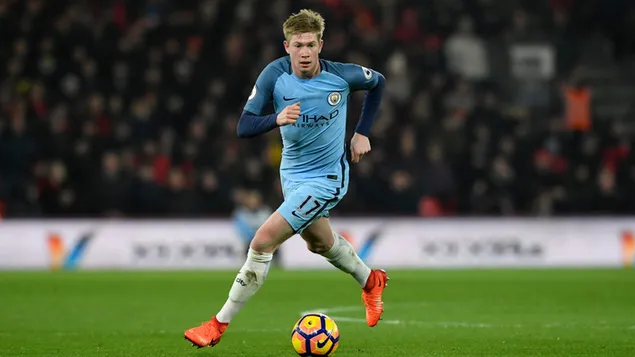 曼徹斯特城比利時足球運動員凱文德布勞內 4K 壁紙