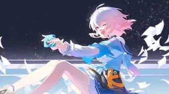 Honkai: Star Rail 게임에서 3월 7일 4K 배경화면