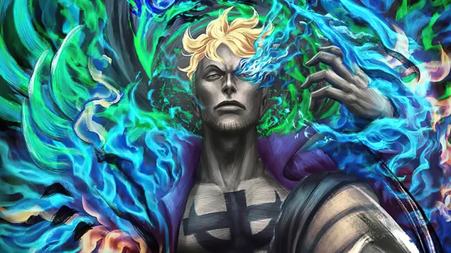 Marco The Phoenix : One Piece 4K pozadina