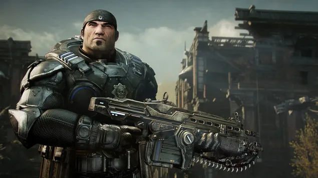 Маркъс Феникс от Gears of War: Reloaded 4K тапет