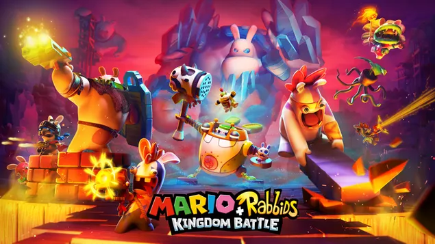 Mario + Rabbids Kingdom Battle - videojuego 2K fondo de pantalla