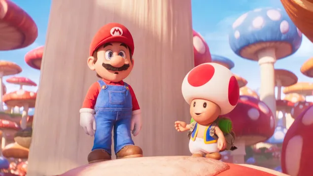 Mario & Toad - Super Mario Bros. (pel·lícula) 4K fons de pantalla
