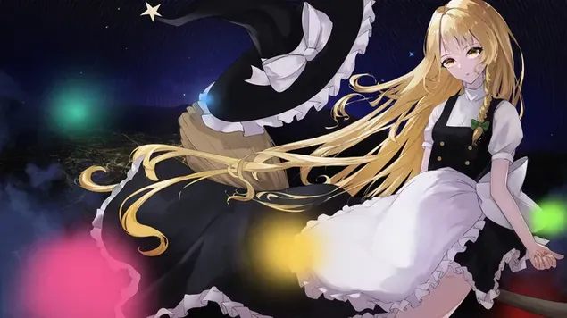 marisa kirisame fra touhou anime nedlasting