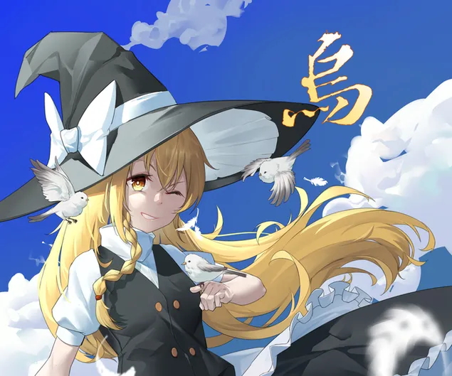 Marisa Kirisame – Touhou 2K ekrano užsklanda