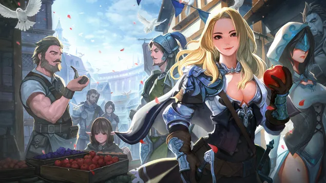 Gadis Jalanan Pasar 4K kertas dinding