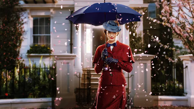 Marry Poppins grįžta 8K ekrano užsklanda