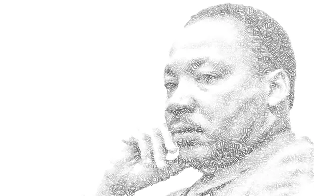 Martin Luther King - tipografi unduhan
