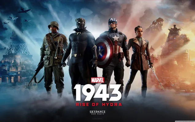 poster video game marvel 1943: rise of hydra unduhan