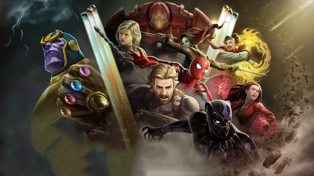 Marvel: Contest of Champions - อเวนเจอร์ส อินฟินิตี้ วอร์ HD วอลเปเปอร์
