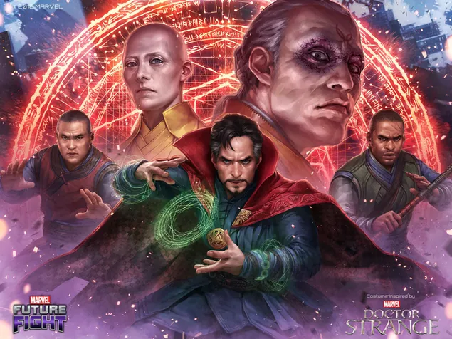 קרב עתידי של מארוול - דוקטור סטריינג' 2K טפט