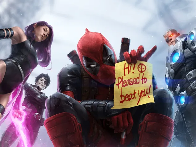 marvel: future fight -peli - deadpool ja x-force superheroes lataa