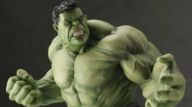 ภาพตัวละคร Hulk ของ Marvel อยู่หน้าพื้นหลังสีดำ 4K วอลเปเปอร์